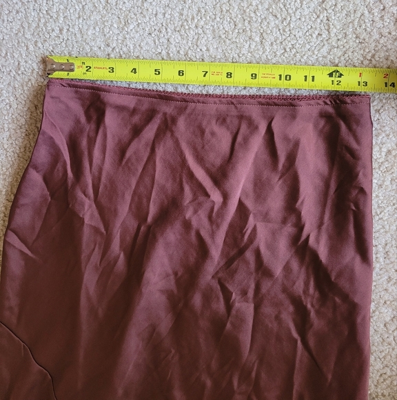 NWOT Free People‎ You're An Angel Satin Half Slip Midi Skirt. Size XS. - Picture 5 of 8